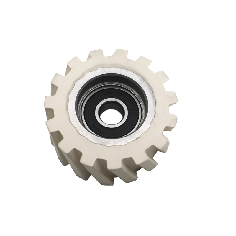 helical tooth pressure roller